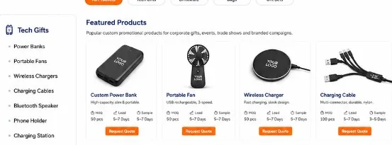 Custom promotional products