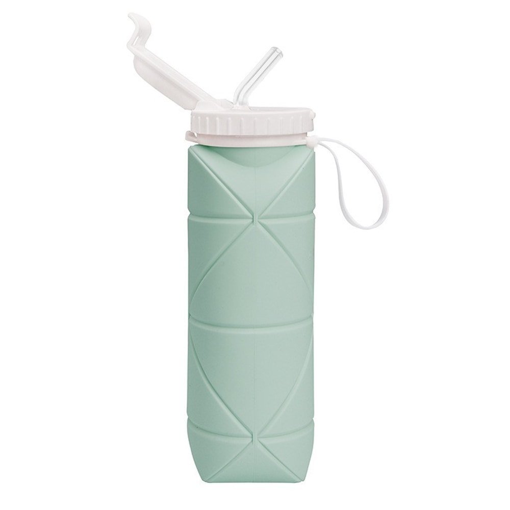 Collapsible Water Bottles With Straw with custom logo - image 5
