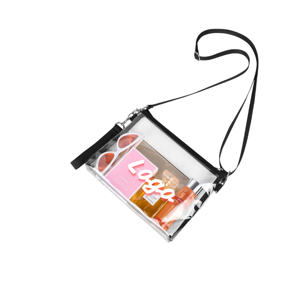 Custom Clear Purse Stadium Approved for Women with logo - promotional product