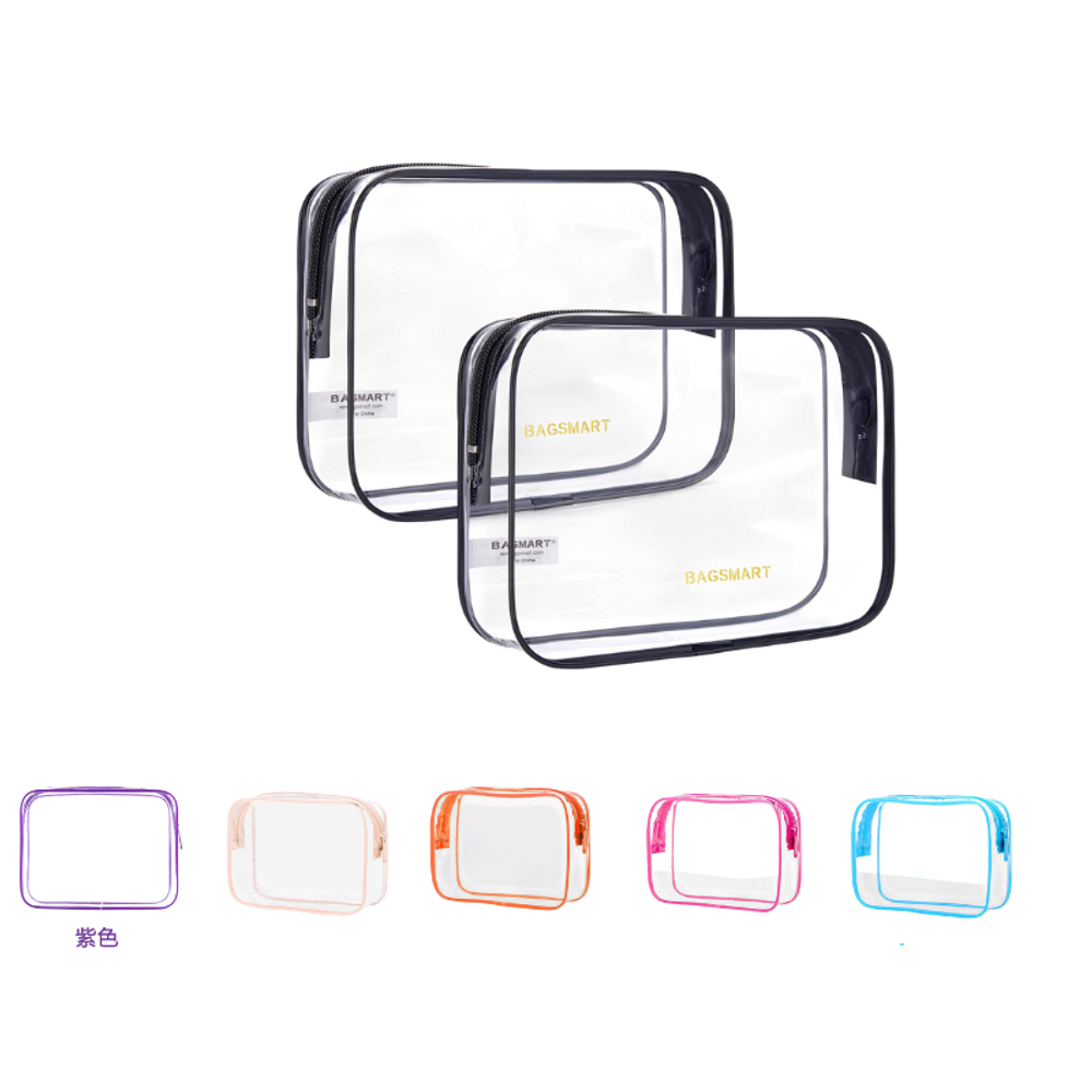 Custom Clear Toiletry Bag with logo - Bags promotional product