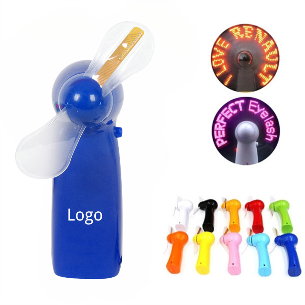 Custom Led Fan Programmable Message Fan with logo - Tech promotional product