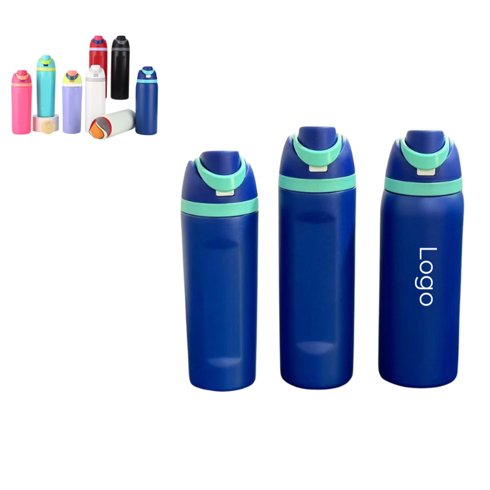 Custom 16oz 24oz 32oz Stainless Steel Insulated Water Bottle with logo - Drinkware promotional product