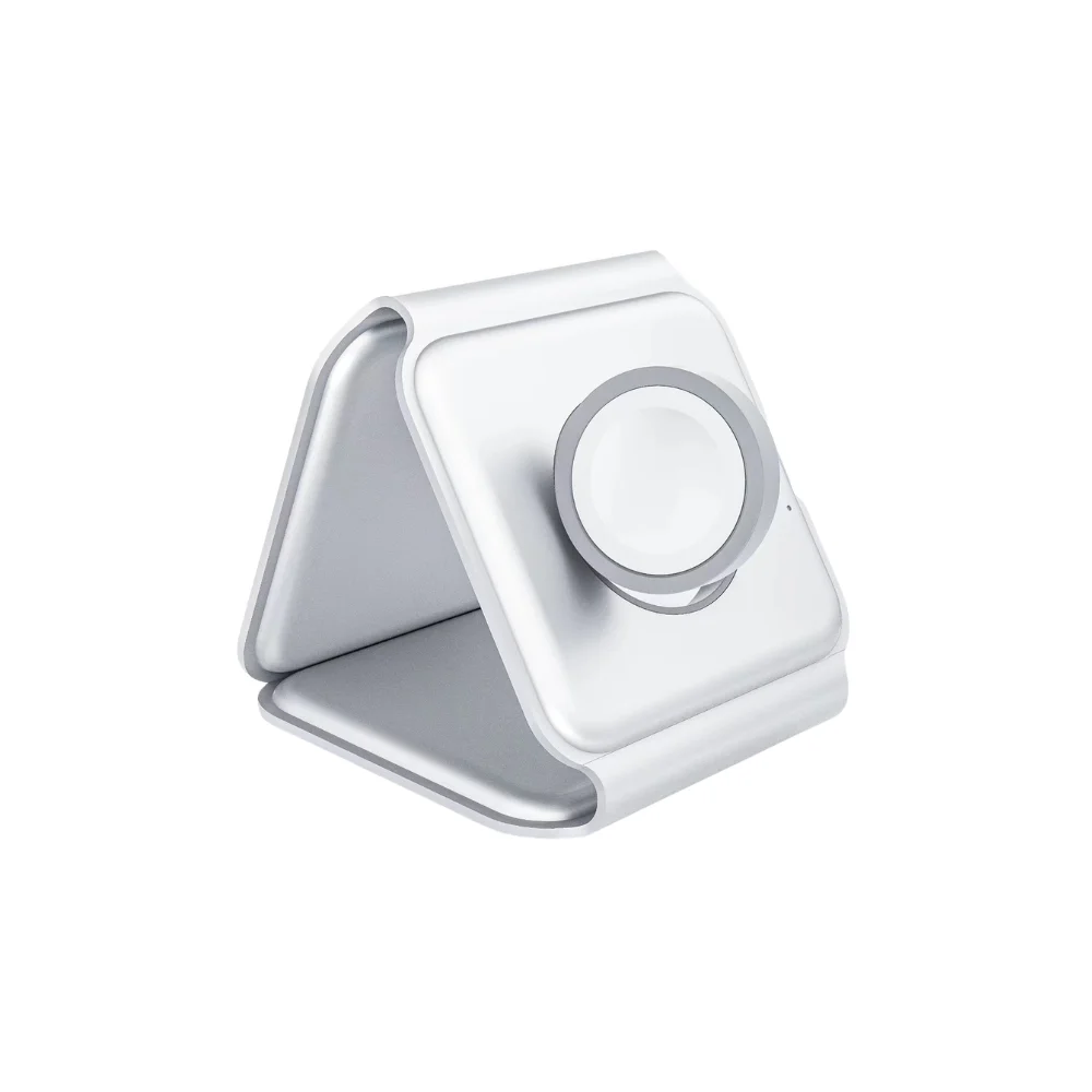 3 in 1 Foldable Magnetic Wireless Charging Station with custom logo - image 3