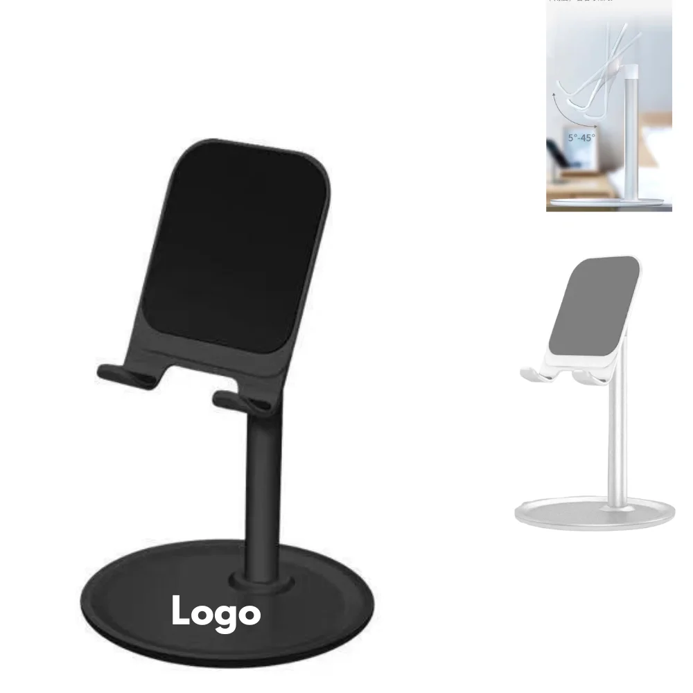Custom Adjustable Phone Stand with logo - Tech promotional product