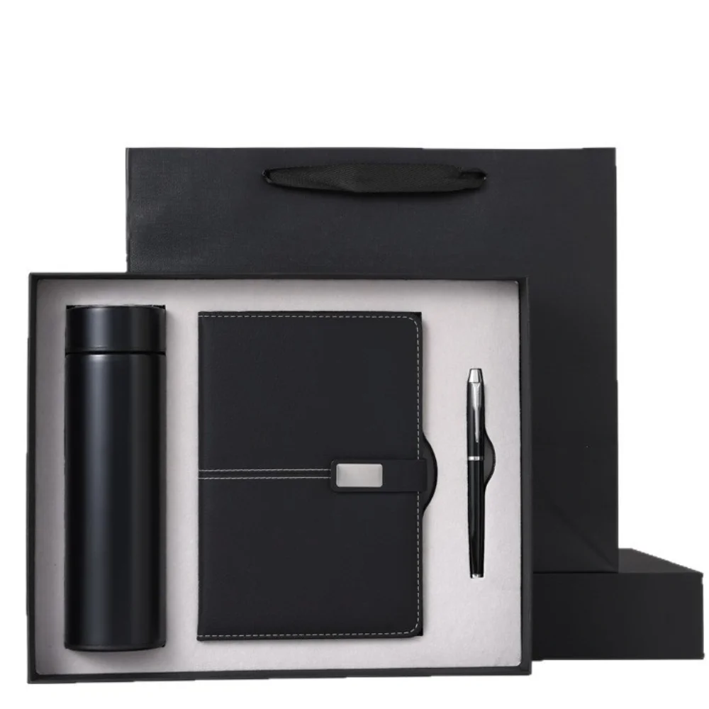 Smart Insulated Tumbler A5 Notebook Corporate Gift Box Set with custom logo - image 2