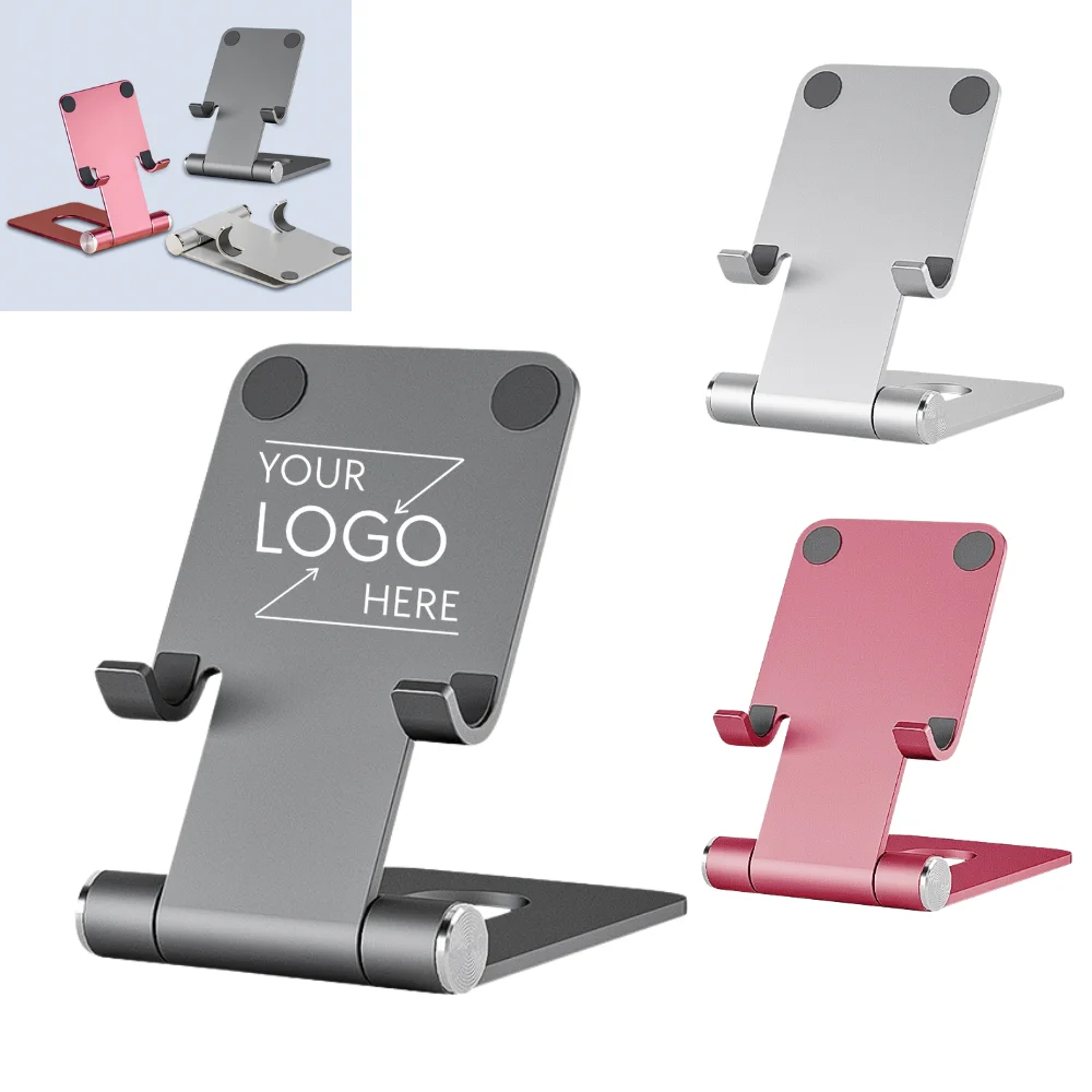 Custom Foldable Phone Stand with logo - Tech promotional product