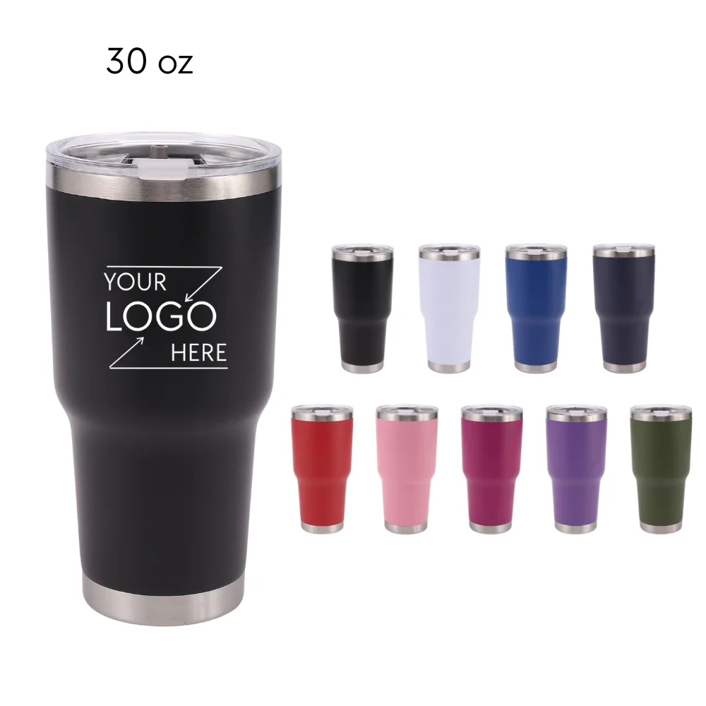 Custom 30oz Tumbler with MagSlider Lid with logo - Drinkware promotional product
