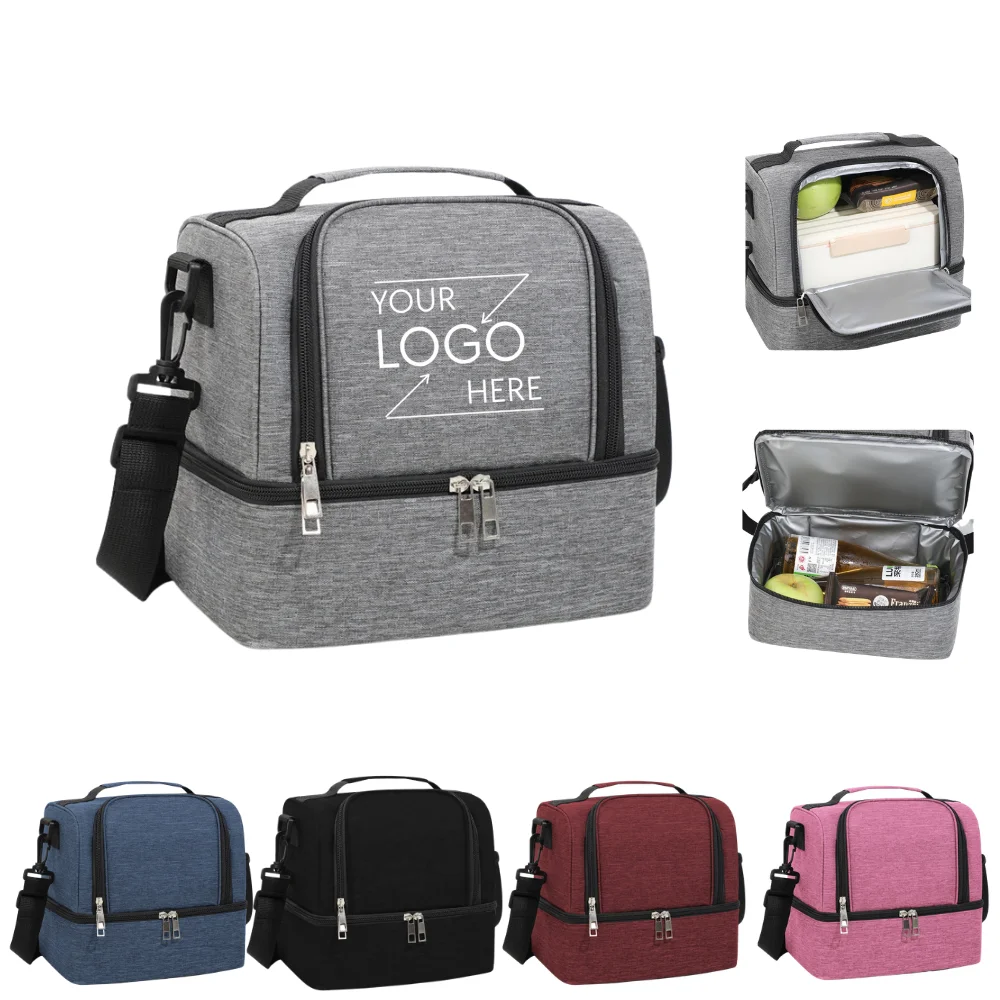 Custom Insulated Lunch Box Leakproof Cooler with logo - promotional product
