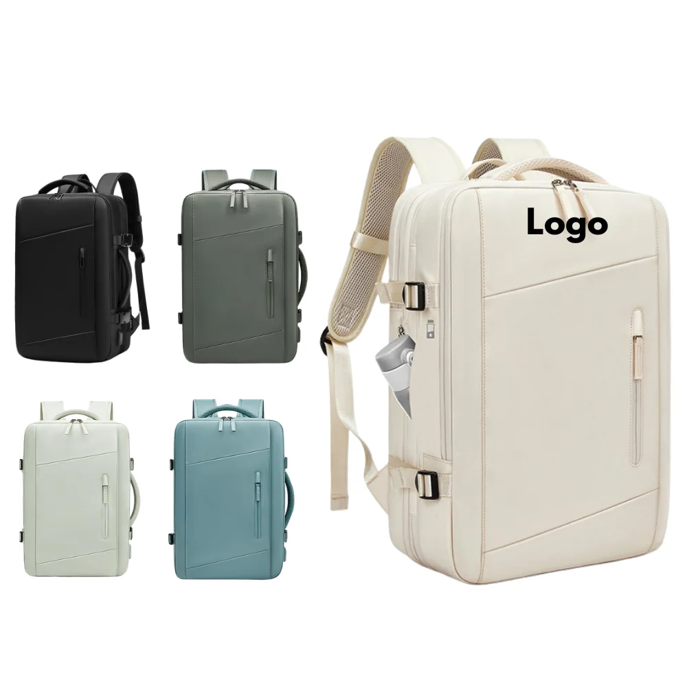 Custom Expandable Travel Carry on Backpack with logo - Bags promotional product