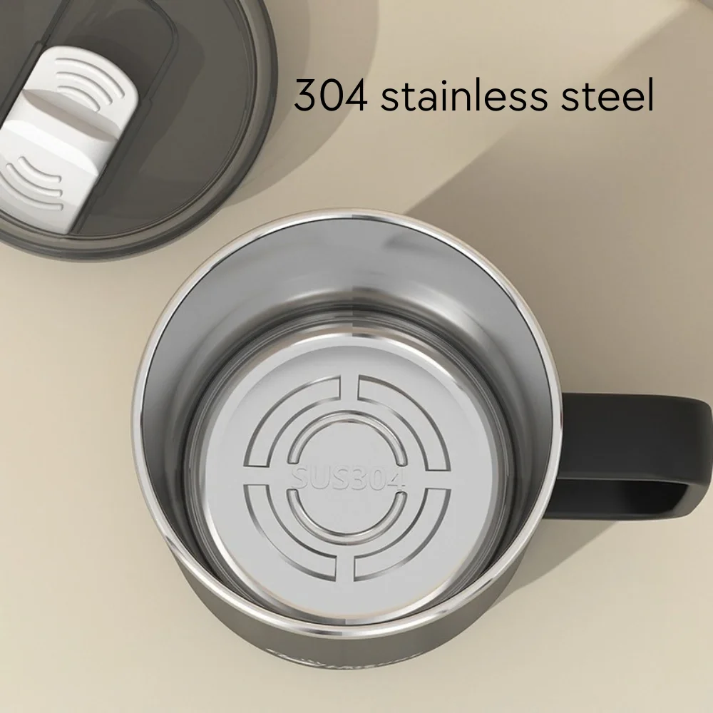 16 oz Double Wall Insulated Stainless Steel Coffee Mug With Lid with custom logo - image 2
