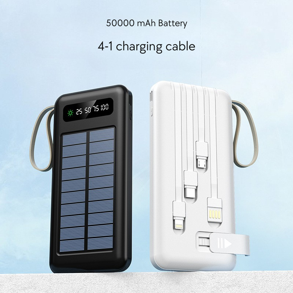 20000 mAh Solar Power Bank with custom logo - image 2