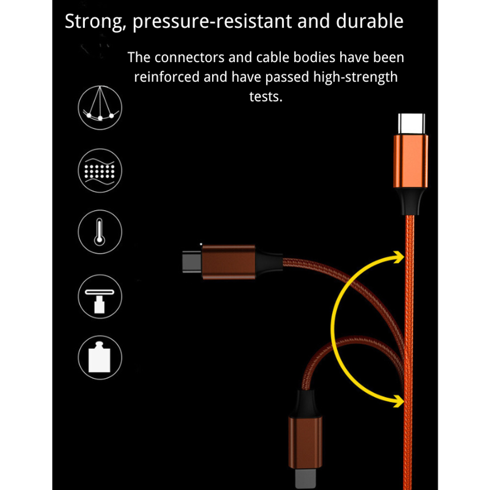 5 in 1 Multi Charging Cable with custom logo - image 2