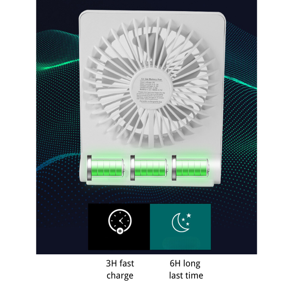 Desk Fan with custom logo - image 2