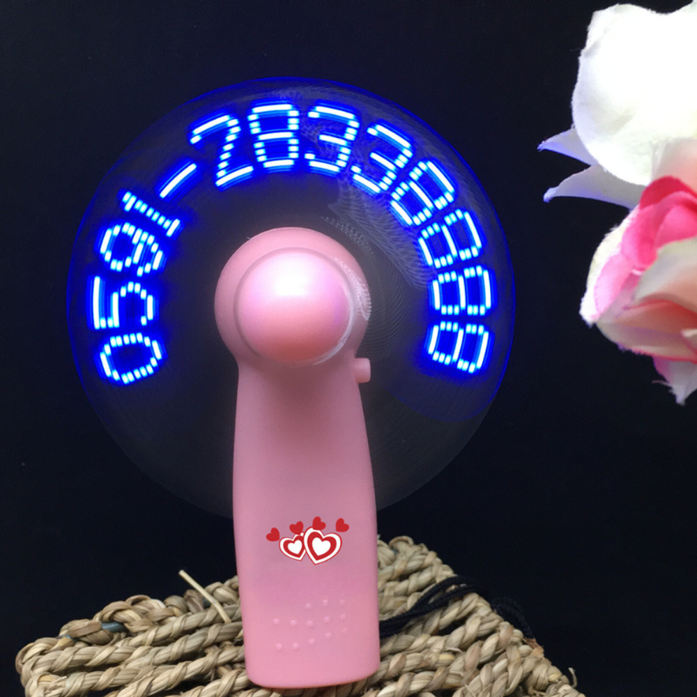 Led Fan Programmable Message Fan with custom logo - image 2