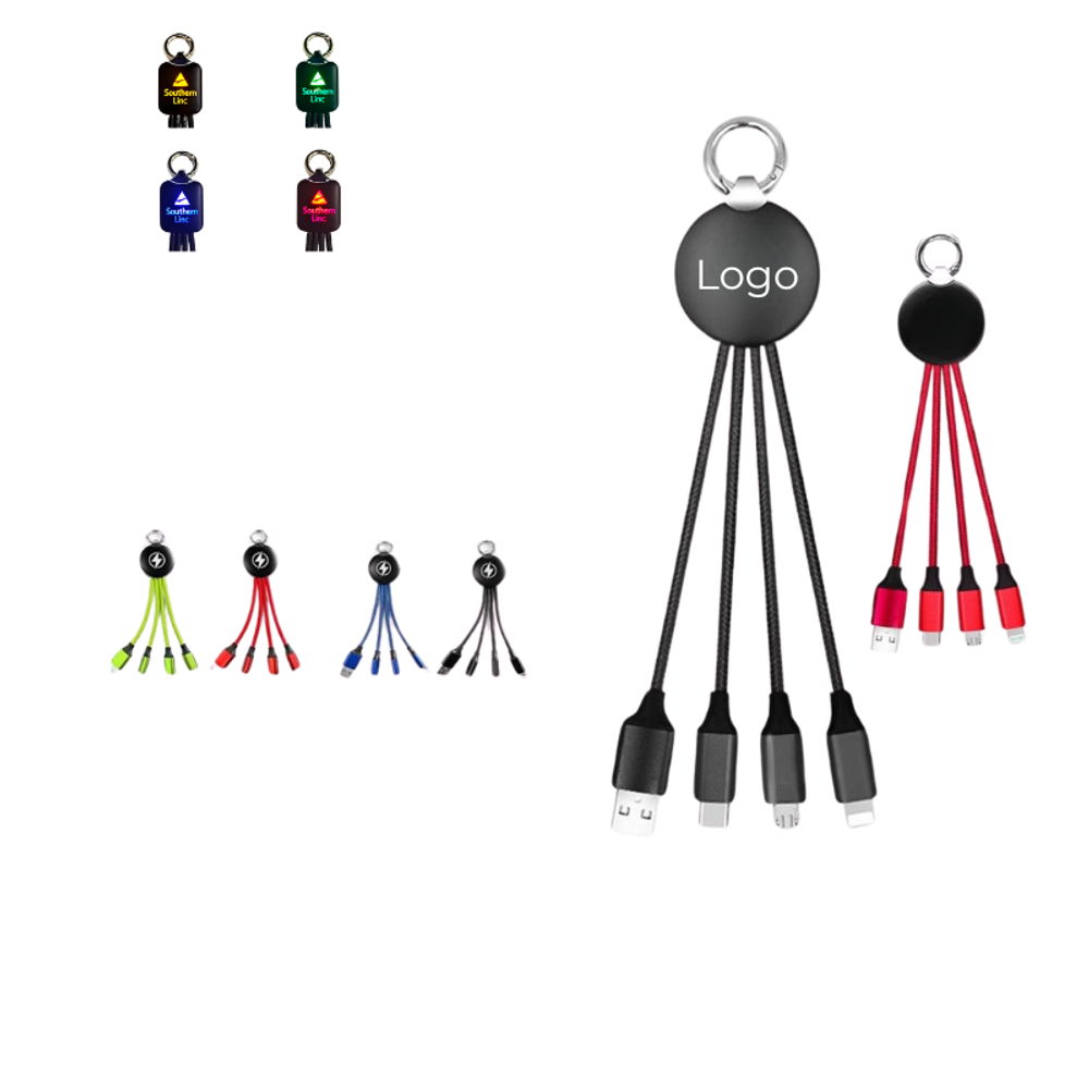 4 in 1 Multi Charging Cable with custom logo - image 2