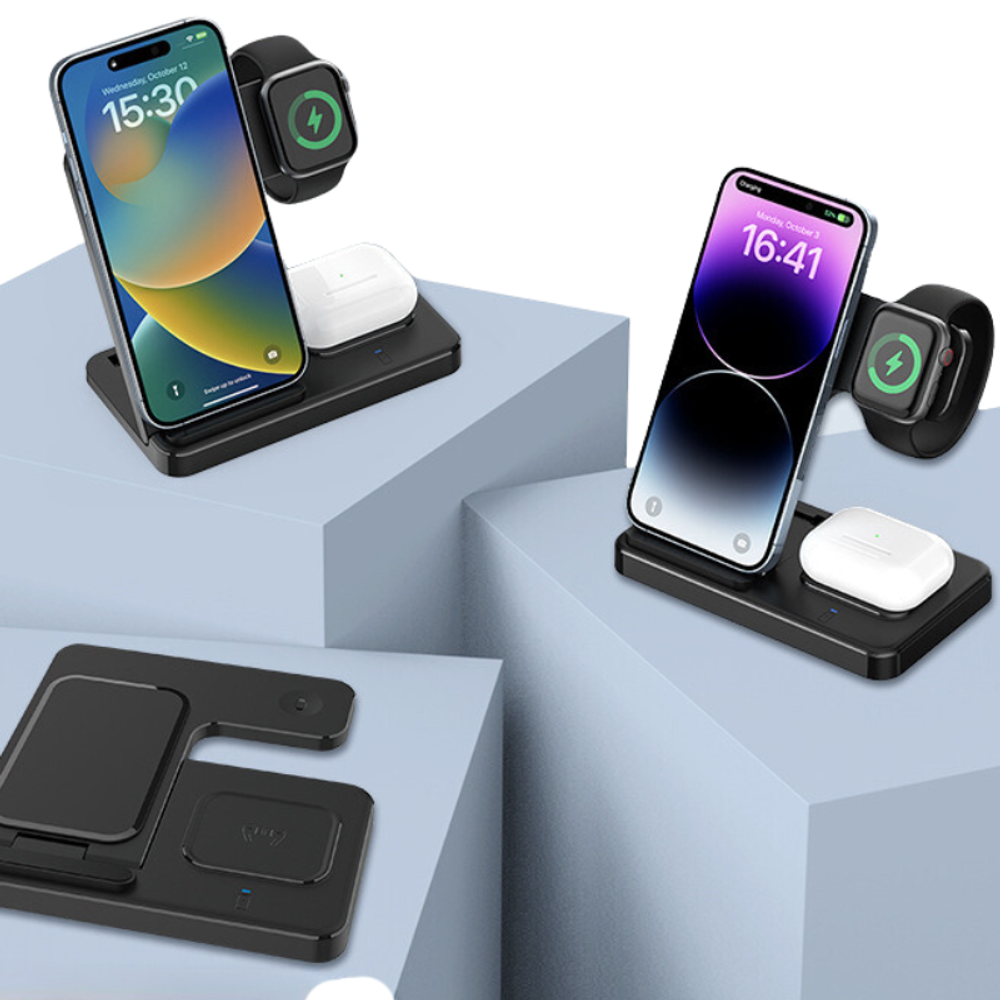 Wireless Charger,3 in 1 Charging Station with custom logo - image 2