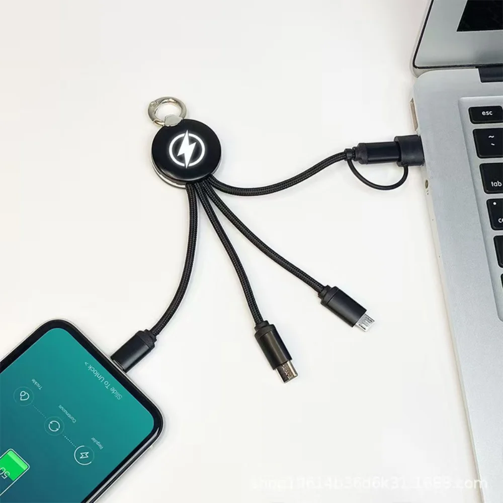 Keychain 5-in-1 Charging Cable with custom logo - image 2