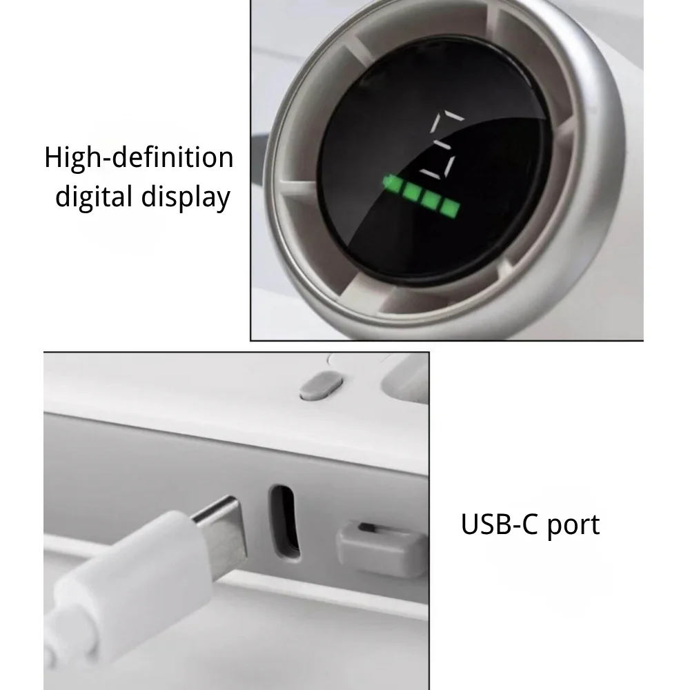 1200mAh Portable Handheld Turbine Fan with custom logo - image 2