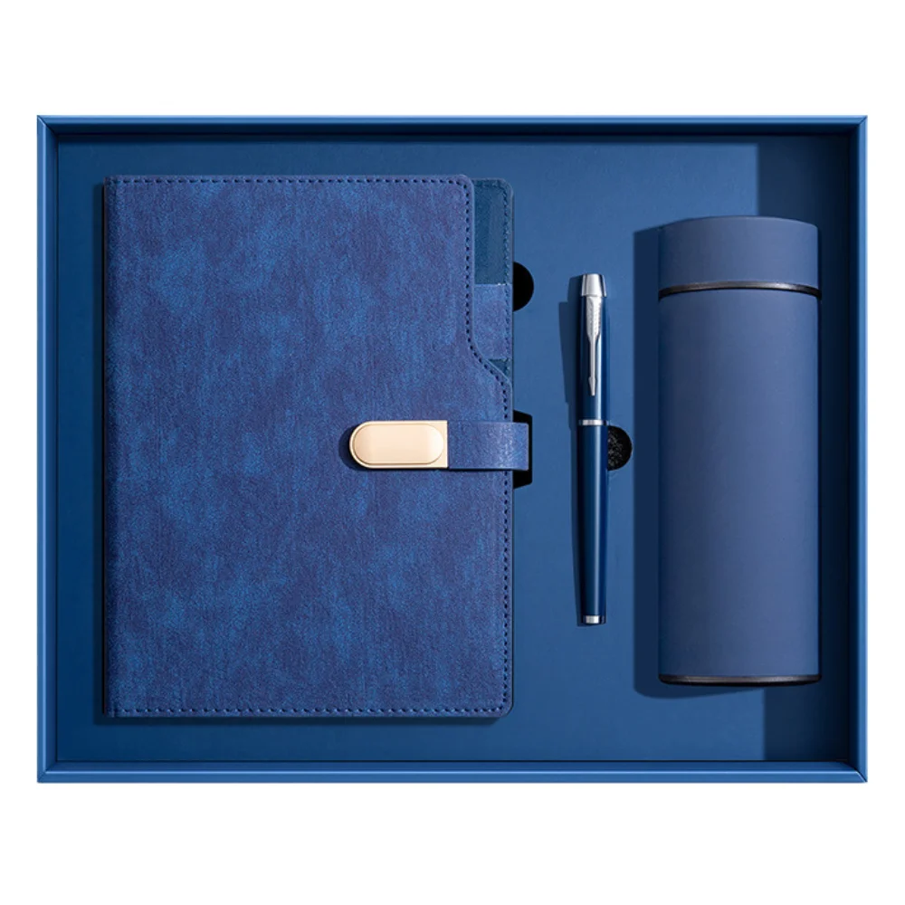 A5 Business Notebook Gift Box Set with custom logo - image 2