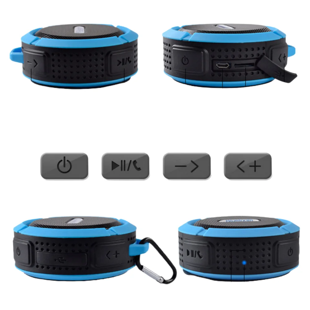 Mini Bluetooth Speaker with Suction Cup with custom logo - image 2