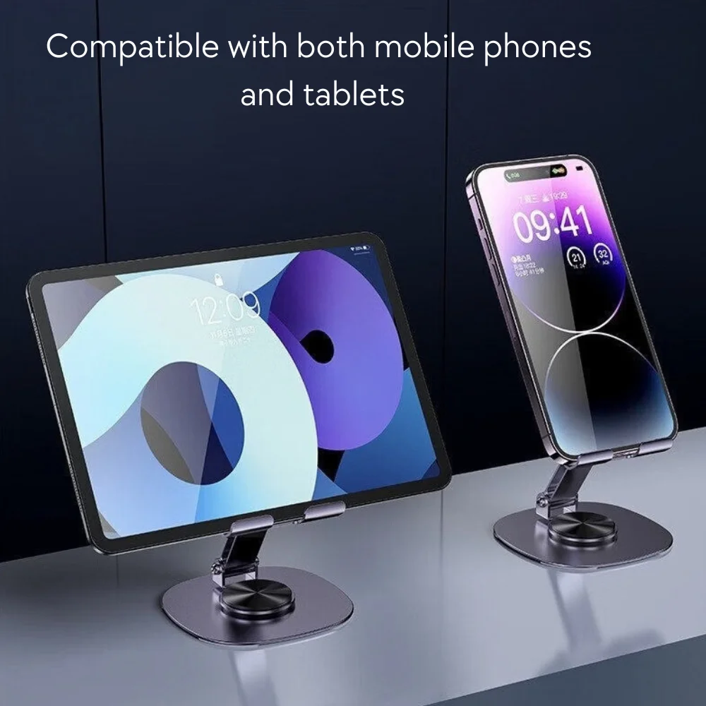 Rotating Foldable Phone Tablet Stand with custom logo - image 2