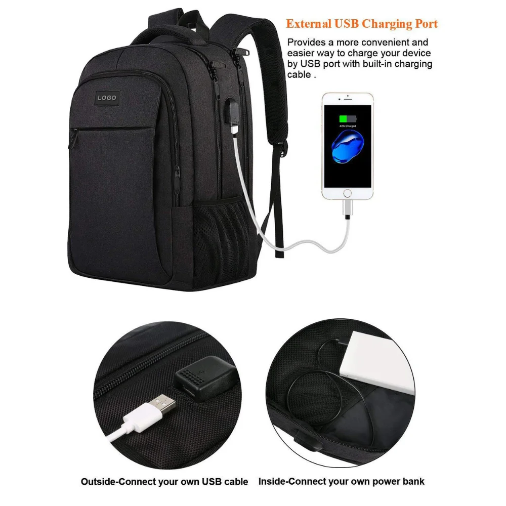 Laptop Backpack with custom logo - image 2