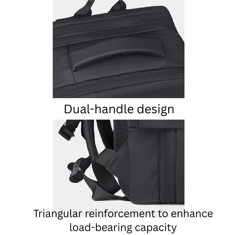 Expandable Business Travel Backpack with custom logo - image 2