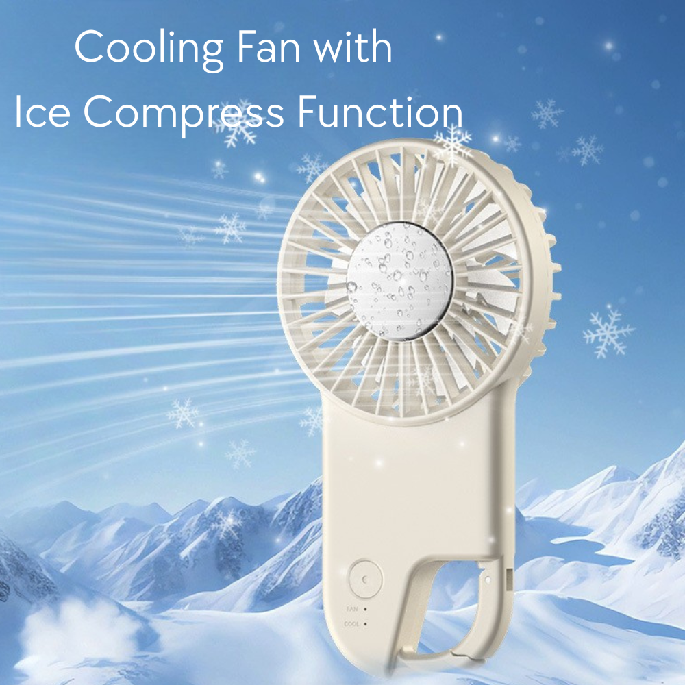 Cooling Handheld Fan with custom logo - image 2