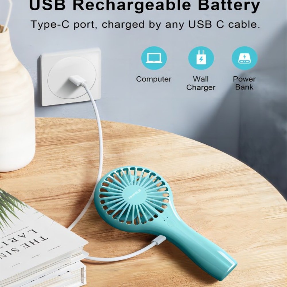 Mini Handheld Fan with custom logo - image 3