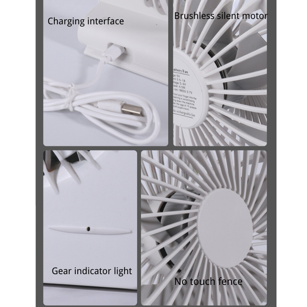Desk Fan with custom logo - image 3