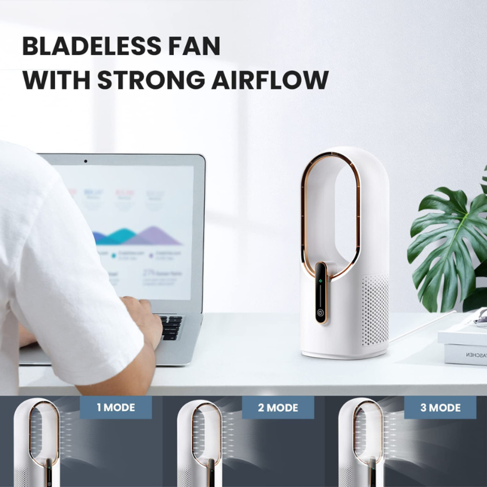 Desk Fan Bladeless with custom logo - image 3