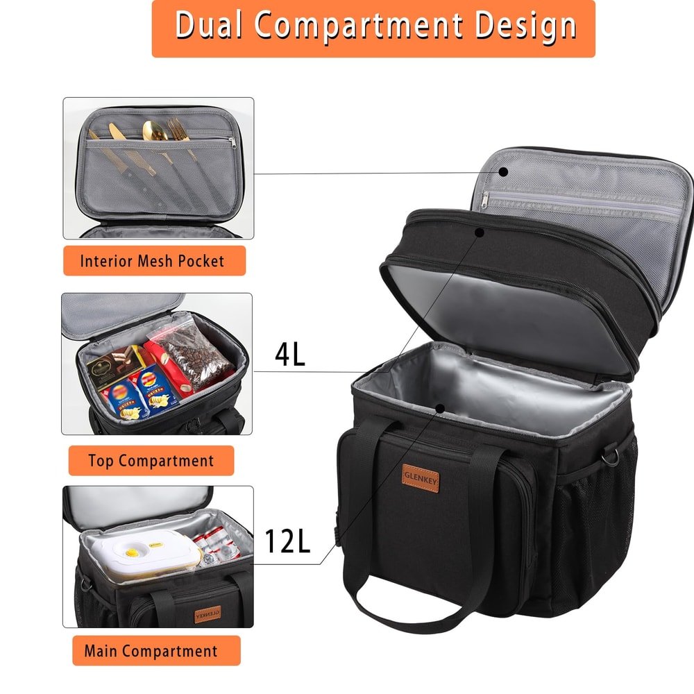 Expandable Insulated Lunch Box with custom logo - image 3