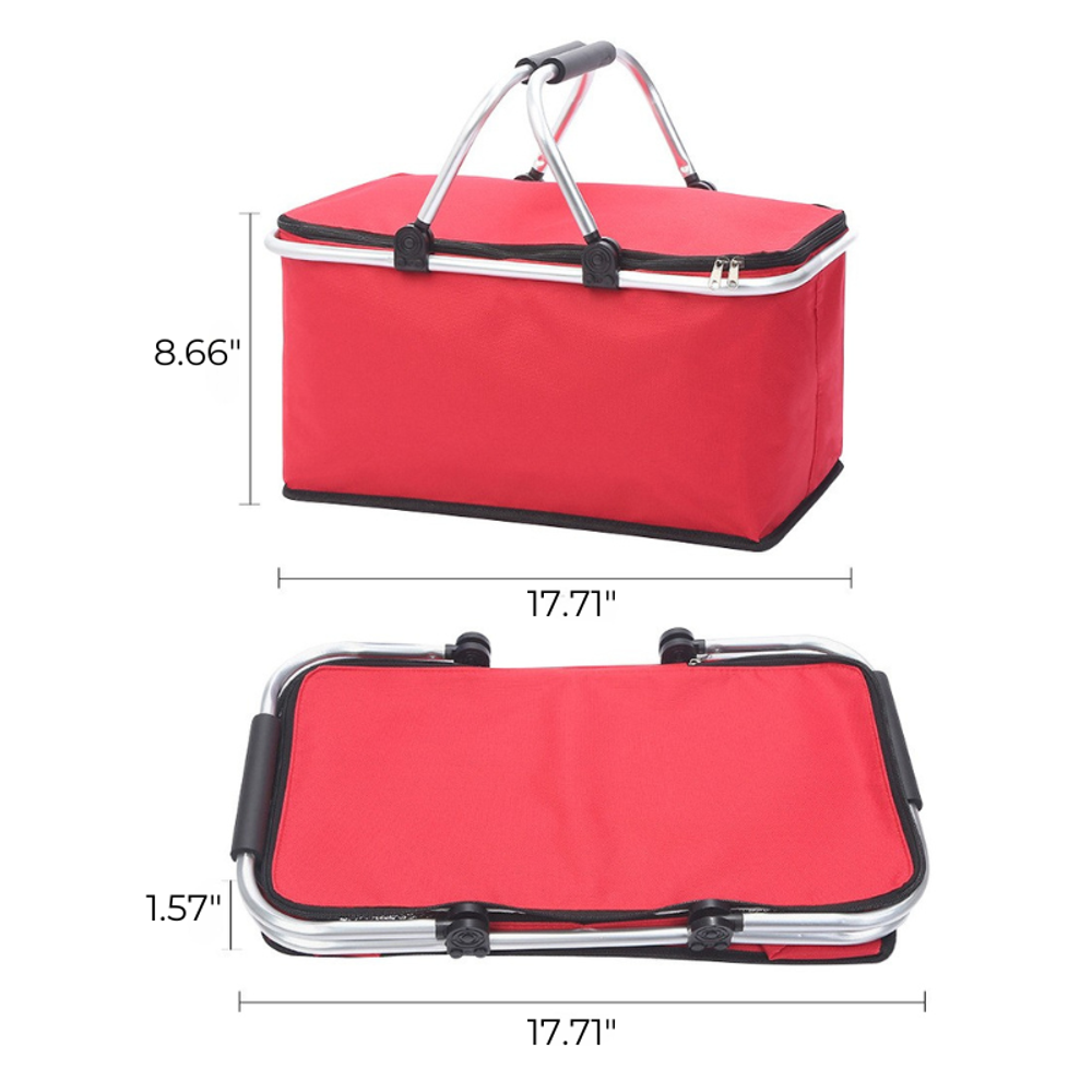 Large Picnic Basket with custom logo - image 3