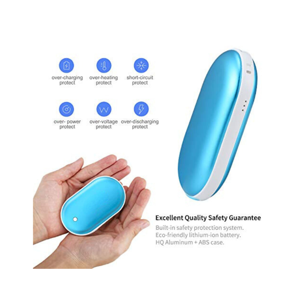 2-in-1 Hand Warmer with 5000 mAh powerbank with custom logo - image 3