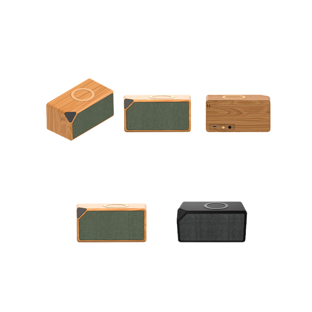 2 in1 Wireless Charger Speaker with custom logo - image 3