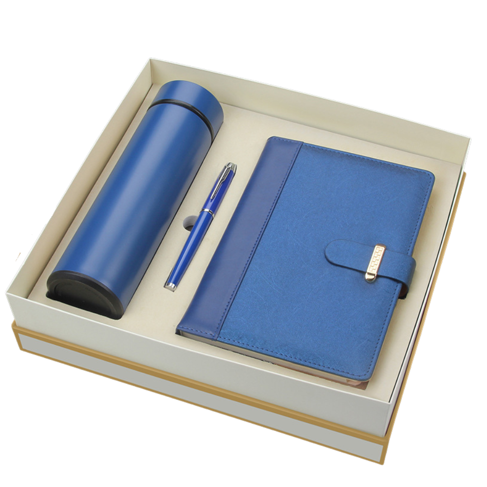 Business Gift Set A5 Notebook,Bottle & Pen with custom logo - image 3