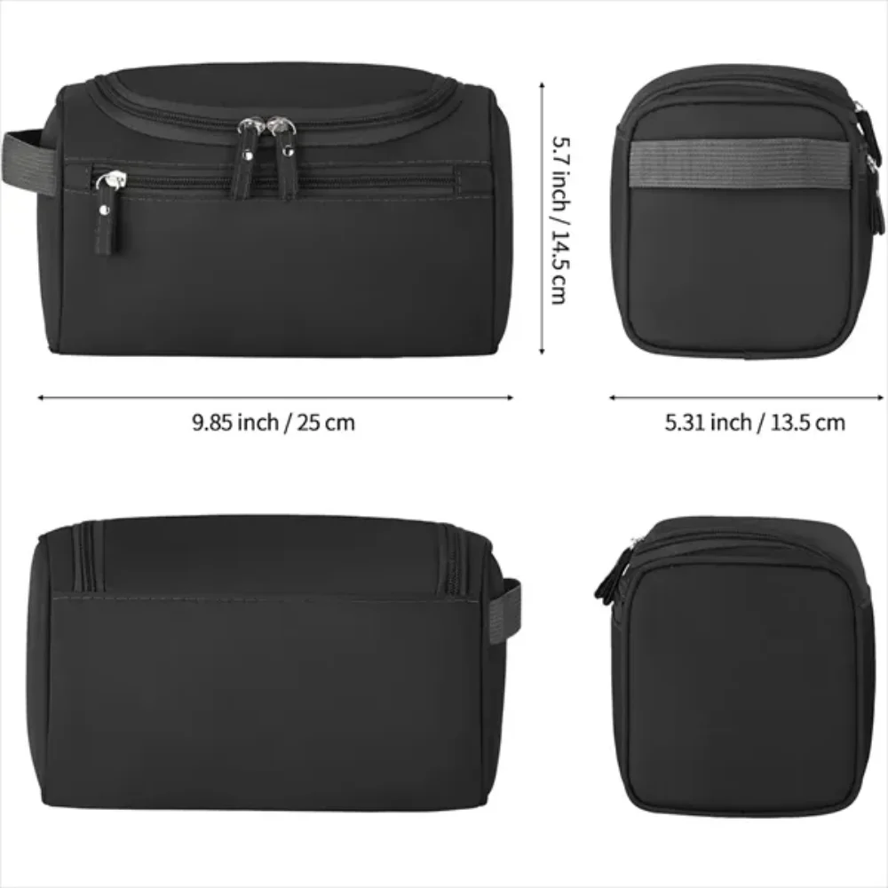 Hanging Portable travel toiletry bag with custom logo - image 3