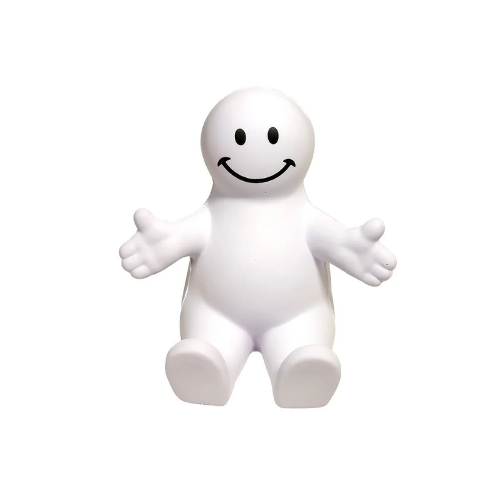 Squeezable Smile Face Guy Phone Holders with custom logo - image 3
