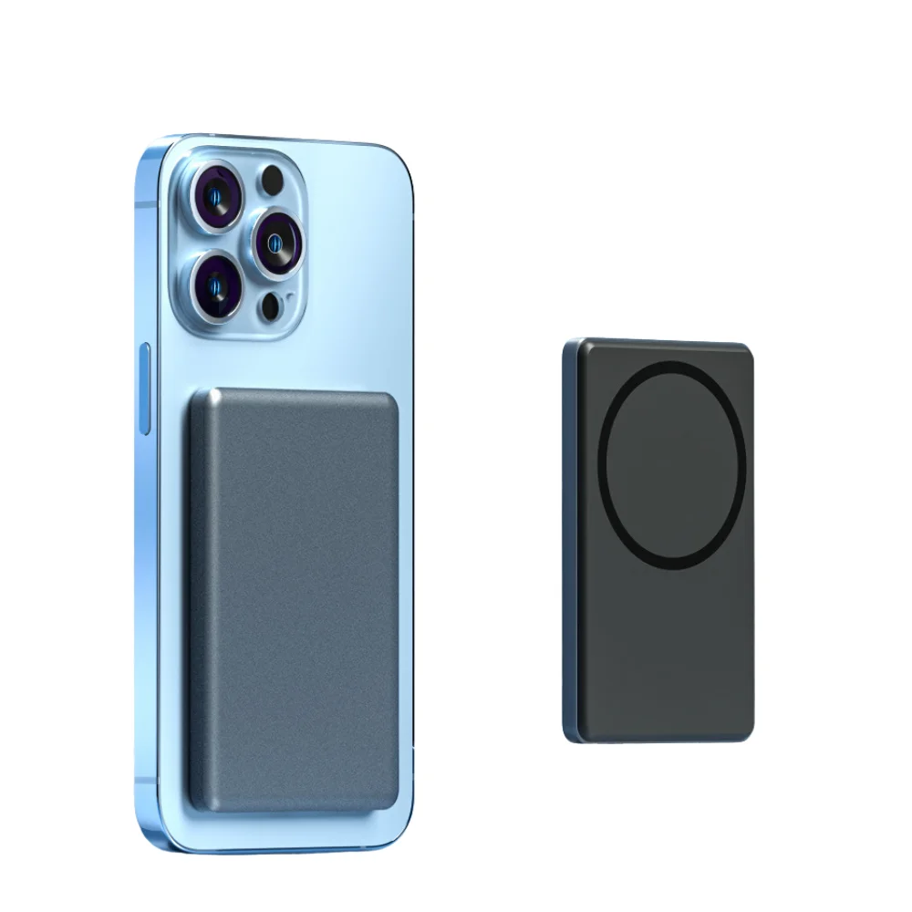 5000mAh Slim Magnetic Wireless Power Bank with custom logo - image 3