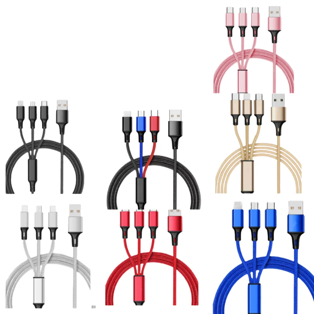 Capsule 3-in-1 Universal Fast Charging Cable Set with custom logo - image 3