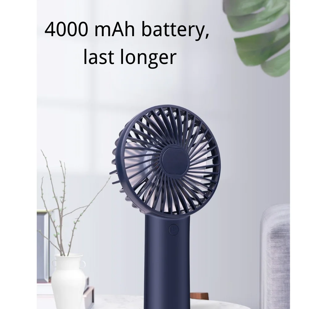 4000 mAh Portable Handheld Fan with custom logo - image 3