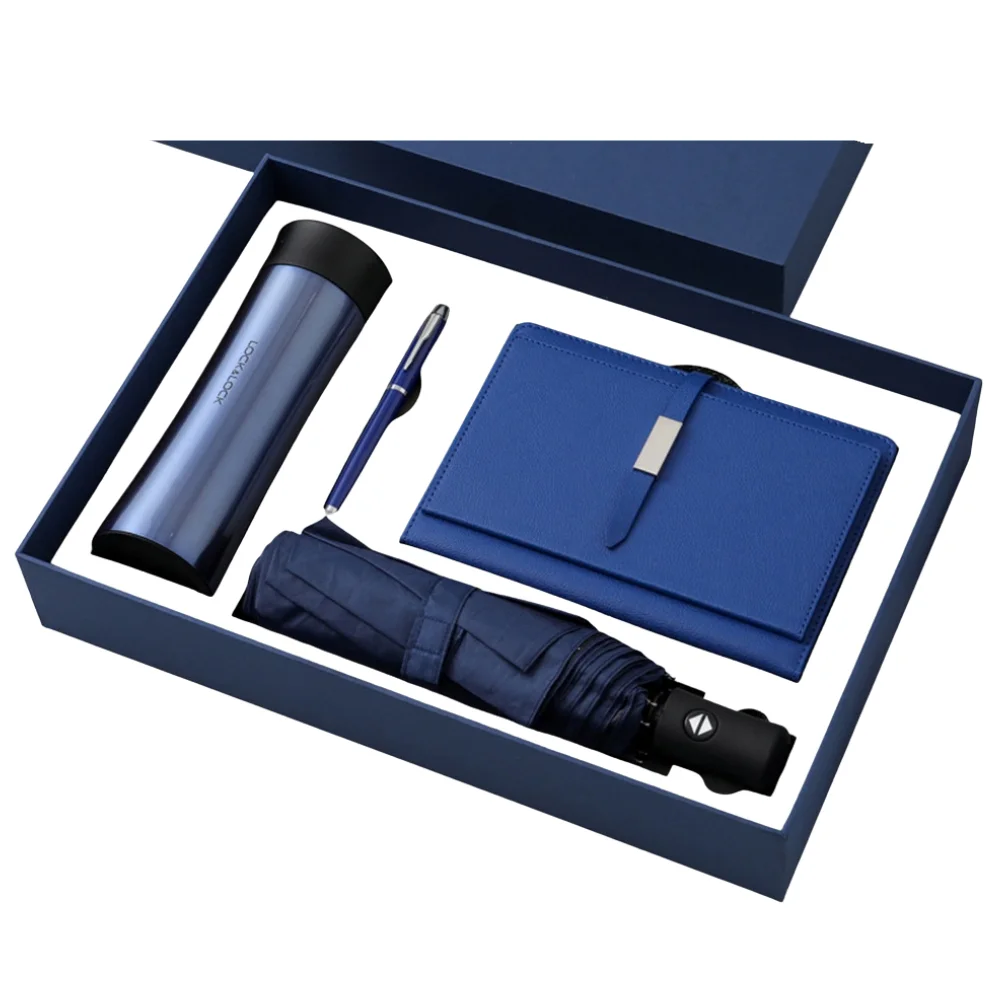 Smart Temperature Tumbler & Umbrella Gift Set with custom logo - image 3