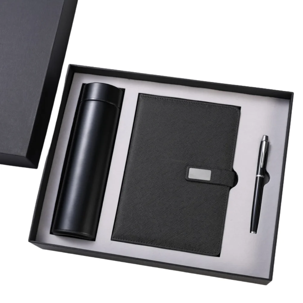 Smart Temp Display Tumbler Notebook Corporate Gift Set with custom logo - image 2