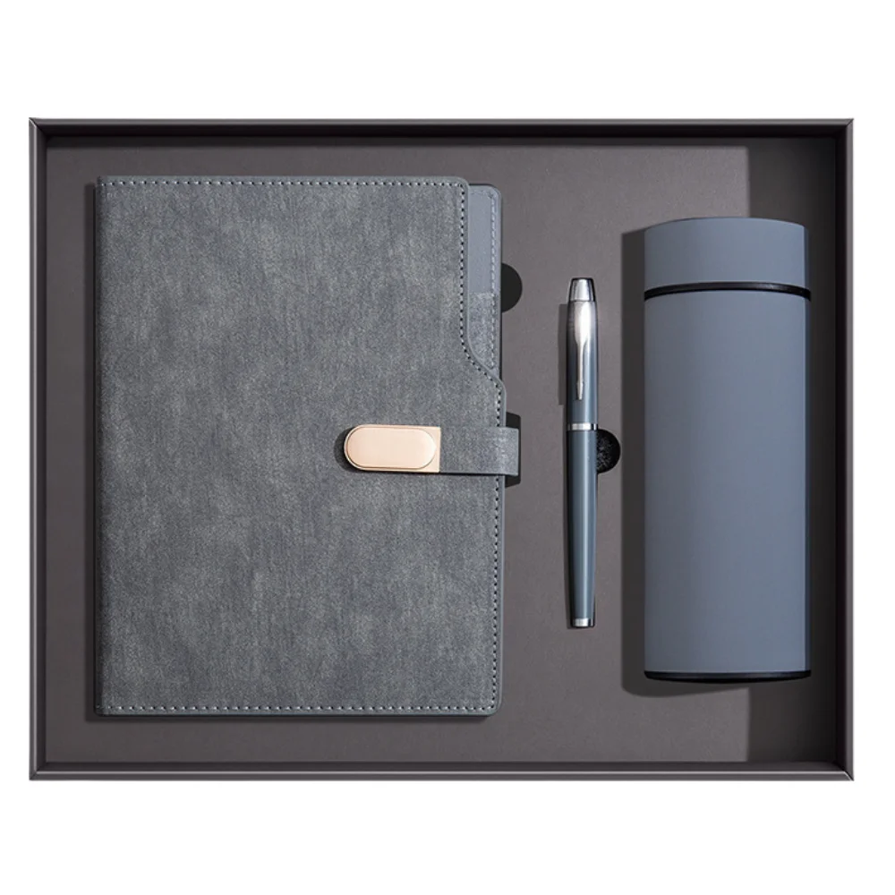 A5 Business Notebook Gift Box Set with custom logo - image 3