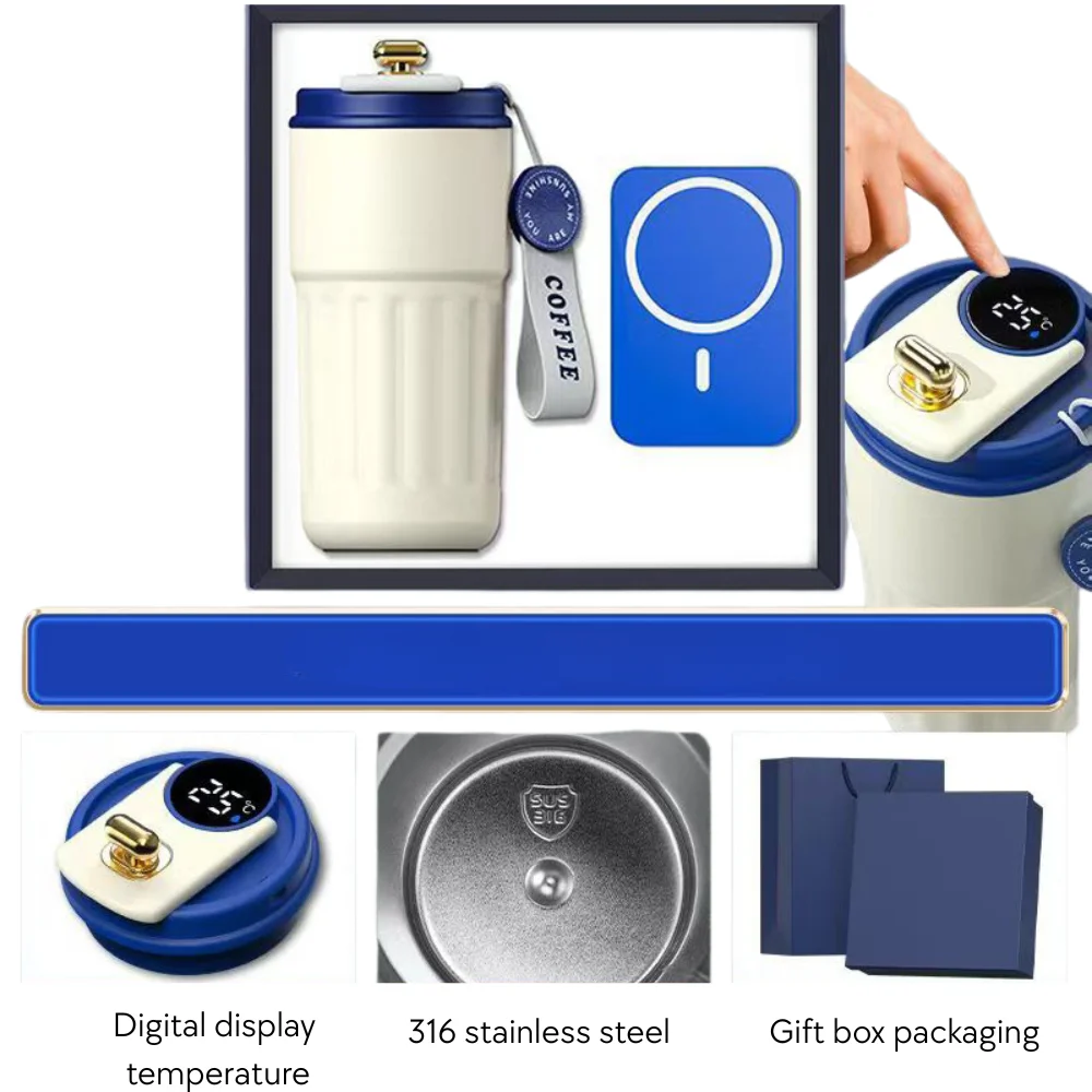 Coffee Tumbler and Neck Massager Gift Box Set with custom logo - image 3