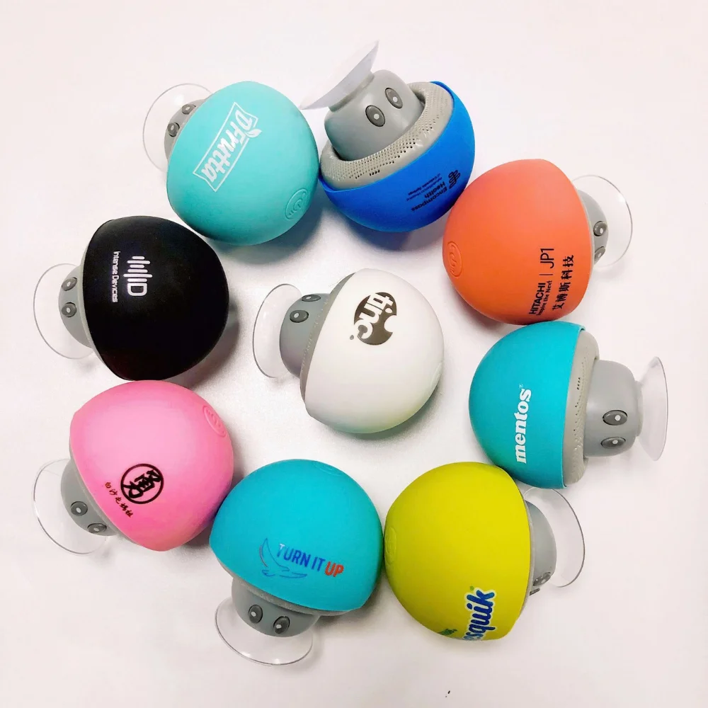 Mini Bluetooth Sucker Speaker Phone Stand with custom logo - image 3