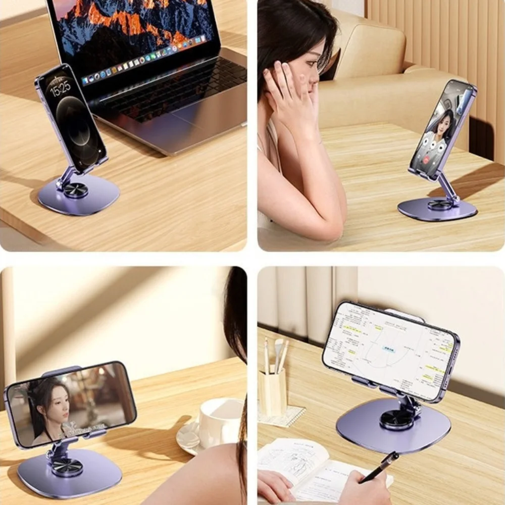 Rotating Foldable Phone Tablet Stand with custom logo - image 3