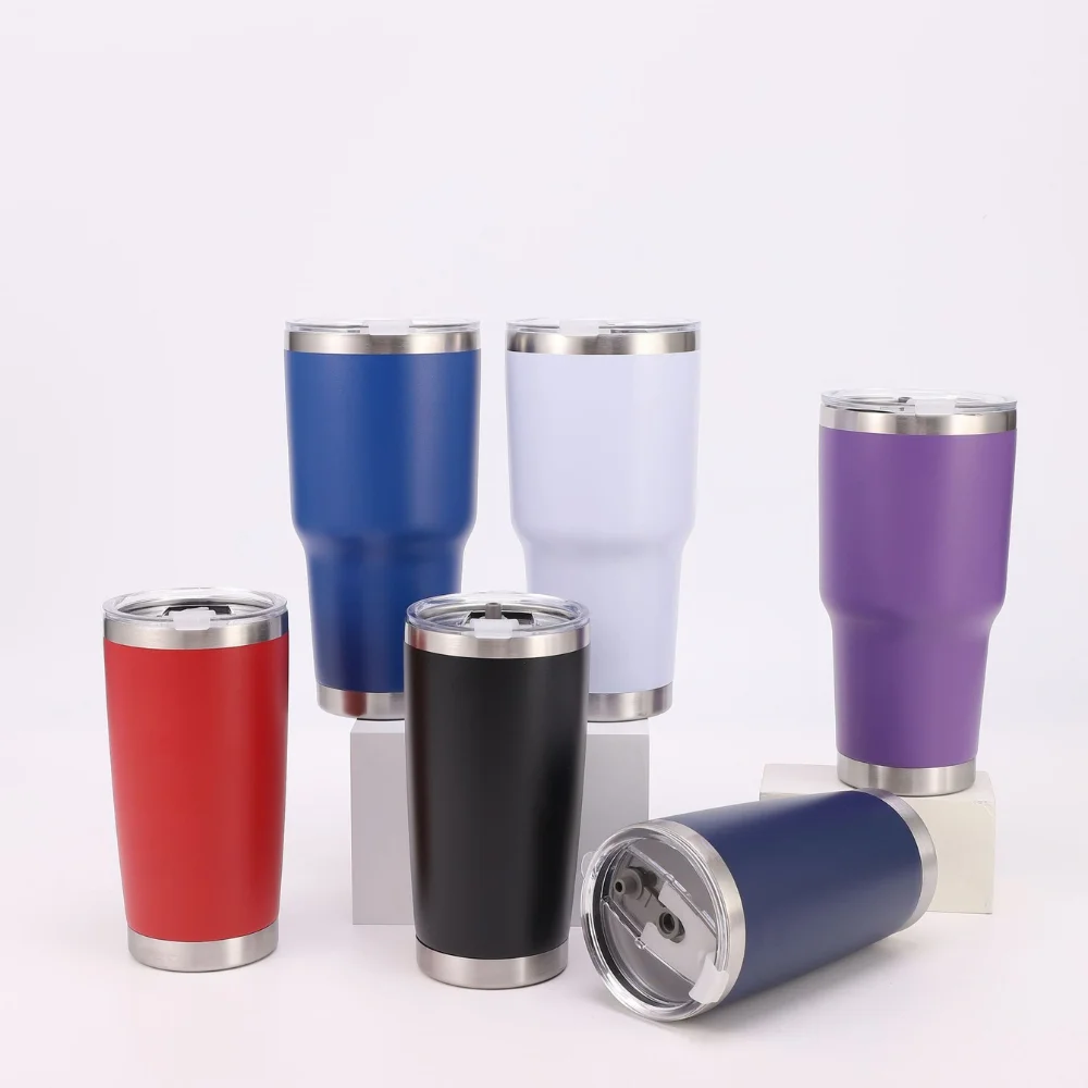 30oz Tumbler with MagSlider Lid with custom logo - image 3