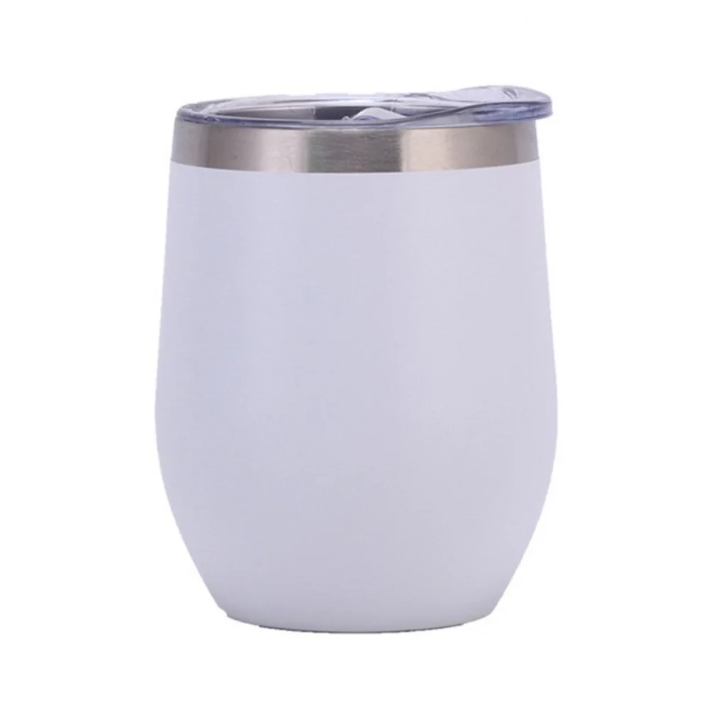 12oz Egg Shape Stainless Steel Wine Tumbler with custom logo - image 3
