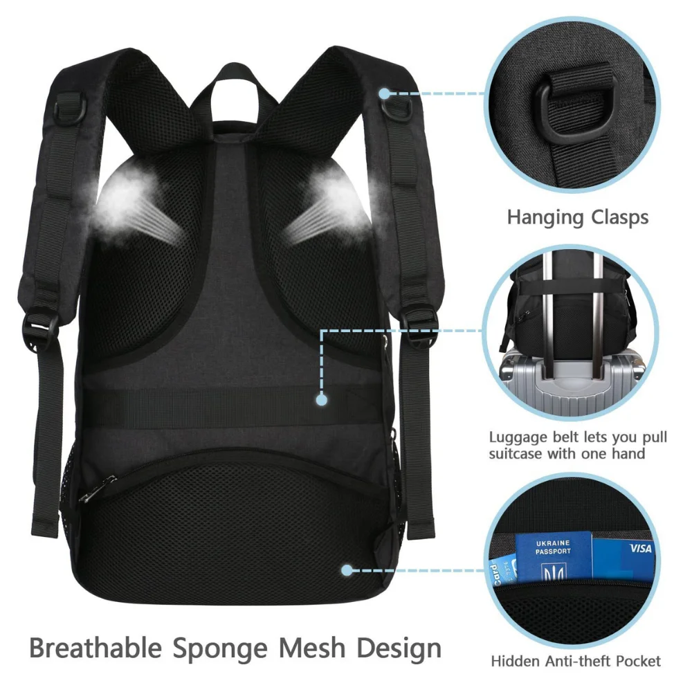 Laptop Backpack with custom logo - image 3